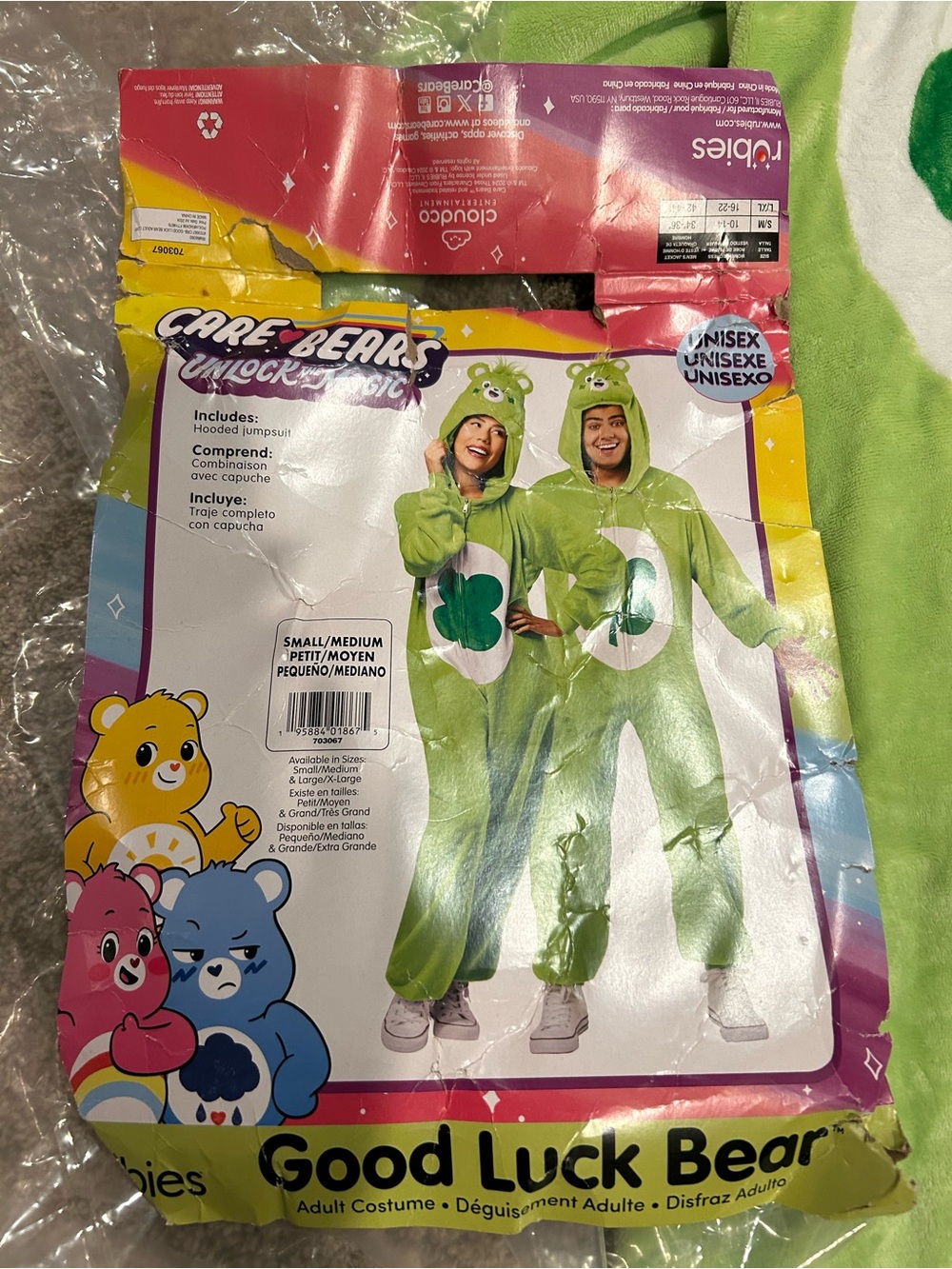 Good Luck Bear Adult Small Halloween Costume